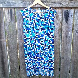 Donna Morgan Geometric Shift Dress